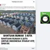 Cek Fakta: Tidak Benar Link Pendaftaran Bantuan Rumah Gratis atau Subsidi