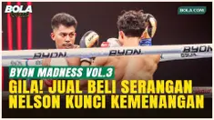 Duel Panas di Byon Madness Vol.3! Nelson Tumbangkan Dewa Aji Lewat Skor Tipis