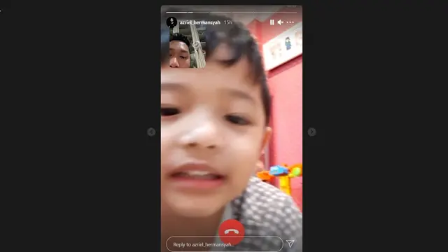 Unggahan Azriel. (Instagram/ azriel_hermansyah)