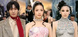 Intip gaya busana artis Korea yang hiasi Met Gala 2026 (Photo by Dimitrios Kambouris / GETTY IMAGES NORTH AMERICA / Getty Images via AFP) (Photo by Julian Hamilton / GETTY IMAGES NORTH AMERICA / Getty Images via AFP)