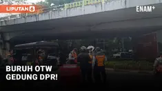 Buruh Mulai Bergerak ke Gedung DPR