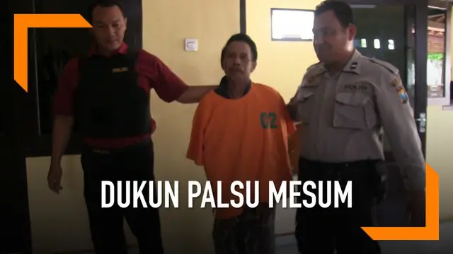 Seorang pria yang mengaku dukun nekat memperkosa seorang siswi SMP hingga hamil.