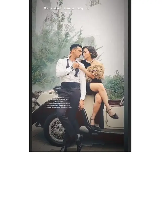 7 Potret Prewedding Ali Syakieb dan Margin Wieheerm, Romantis Banget