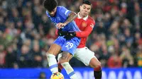 Manchester United vs Bournemouth dalam laga lanjutan Liga Inggris di Old Trafford, 3 Januari 2023. (foto: Lindsey Parnaby / AFP)