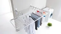7 Ide Tempat Jemur Baju Lipat untuk Rumah Tipe Kecil, Solusi Cerdas Maksimalkan Ruang