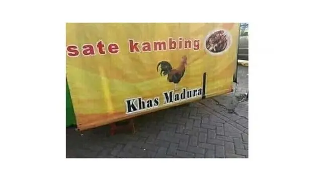 Potret Spanduk di Toko Ini Nyeleneh Abis, Bikin Emosi