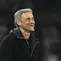 Pelatih Paris Saint-Germain, Luis Enrique, bereaksi pada akhir pertandingan leg pertama babak 16 besar UEFA Champions League antara PSG dan Chelsea di Parc des Princes, Paris, Kamis (12/3/2026) dini hari WIB. (Julien De Rosa/AFP)