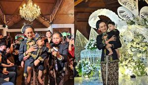 Dekorasi Acara Tedak Sinten Putra Erika Carlina. foto: Instagram/farahcarpetsofficial