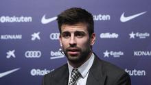 7. Gerard Pique - Bek Barcelona tersebut mulai aktif di dunia politik usai mengkampanyekan pemisahan Catalunya dari negara Spanyol. (AFP/Lluis Gene)