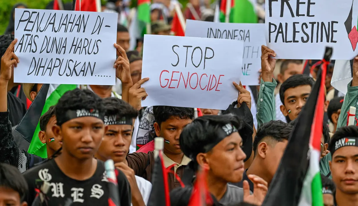 Hingga kini, kondisi di wilayah Gaza masih sangat memprihatinkan. Pada 20 Juni 2025, sebuah serangan militer Israel menewaskan sedikitnya 69 warga Palestina dan melukai 221 lainnya. (CHAIDEER MAHYUDDIN/AFP)