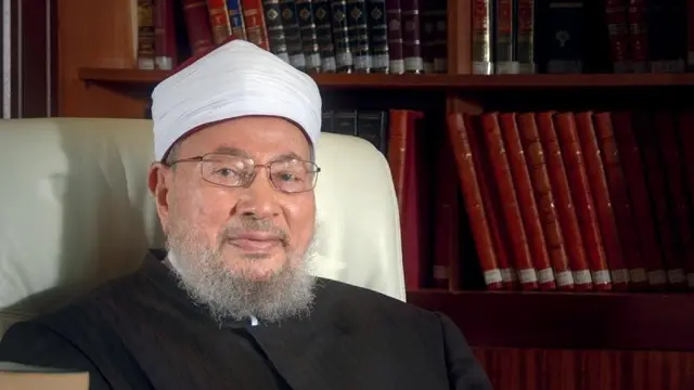 Yusuf Al-Qaradawi, pemimpin spiritual Ikhwanul Muslimin.