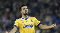 Sami Khedira cetak hattrick pertama di kariernya saat Juventus pesta gol lawan Udinese (MIGUEL MEDINA / AFP)