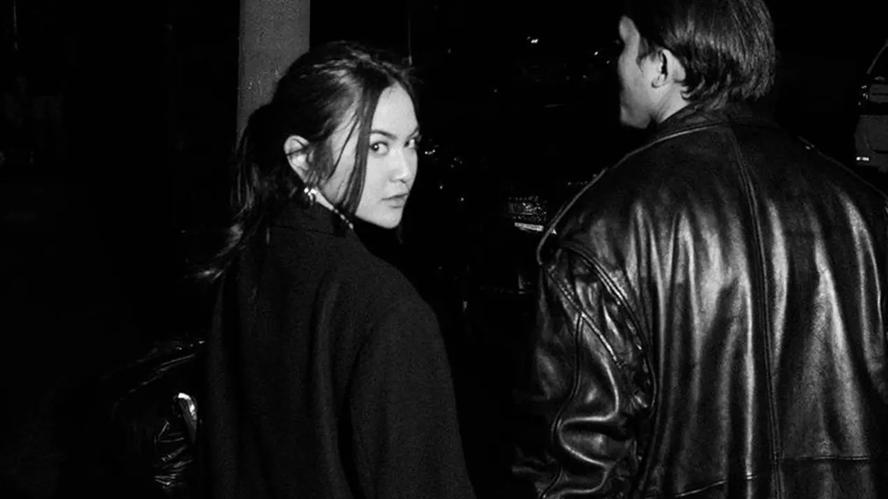 FOTO: Gaya Mahalini dan Rizky Febian Pakai Outfit Couple Serba Hitam