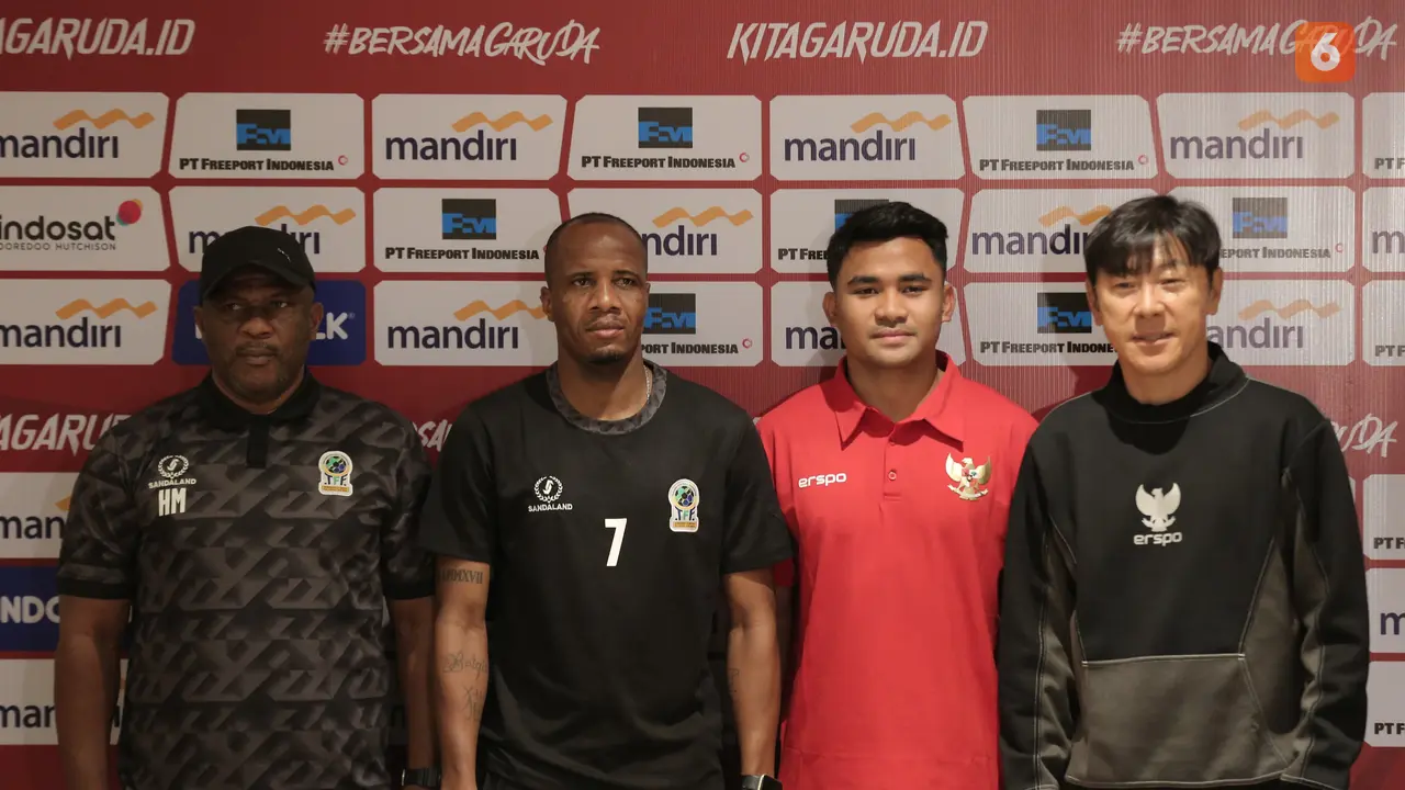 Konferensi pers Timnas Indonesia Vs Timnas Tanzania