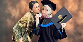 Marshanda tampil menawan saat mendampingi sang anak, Sienna wisuda. [Foto: Instagram/ Marshanda]