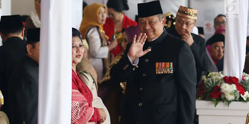 Kali Pertama Setelah Lengser, SBY Hadiri Upacara HUT RI di Istana