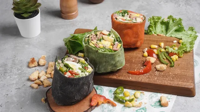 Pertama di Indonesia, Restoran Salad Hadirkan Tortilla Rasa Charcoal Kekinian
