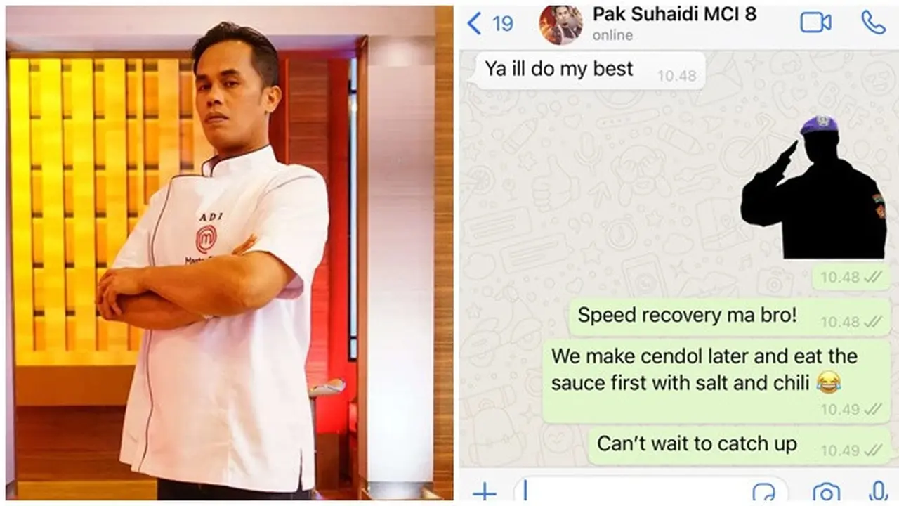Chef Arnold Kabarkan Lord Adi Terpapar Covid-19, Begini Kabar Terbarunya