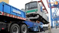 Kabar Bagus! 30 Unit KRL Telah Tiba di Pelabuhan Tanjung Priok