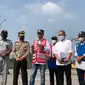 Menteri Perhubungan (Menhub) Budi Karya Sumadi beserta stakeholder terkait diantaranya Kakorlantas Polri, Badan Pengatur Jalan Tol (BPJT) Kementerian Pekerjaan Umum dan Perumahan Rakyat, Jasa Raharja, Jasa Marga, melakukan pengecekan di ruas tol Jakarta-Cikampek dalam rangka mudik angkutan lebaran.