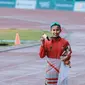 Atlet Atletik DKI Jakarta Emilia Nova di PON XX Papua (Foto: PB PON XX PAPUA 2021/Peksi Cahyo)