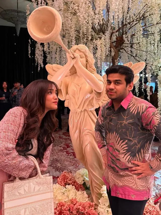 Fuji An saat Kondangan Vior dan Vincent. [@fuji_an]