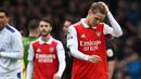 <p>Arsenal dipastikan gagal menyabet juara Liga Inggris 2022/2023 pada Minggu (21/5/2023) dini hari WIB. Kekalahan 0-1 di markas Nottingham Forest membuat The Gunners tak lagi bisa mengejar perolehan poin Man City. Berikut ini 4 momen kunci yang buat 248 hari Arsenal di puncak klasemen jadi sia-sia. (AFP/Paul Ellis)</p>