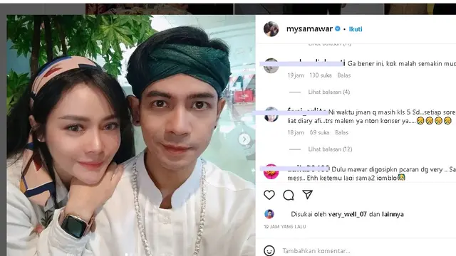 Mawar AFI dan Veri AFI reuni di event Ramadhan, nostalgia momen 20 tahun yang lalu (Foto: Instagram mysamawar)