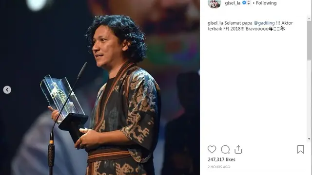 Gading Marten (Foto: Instagram)