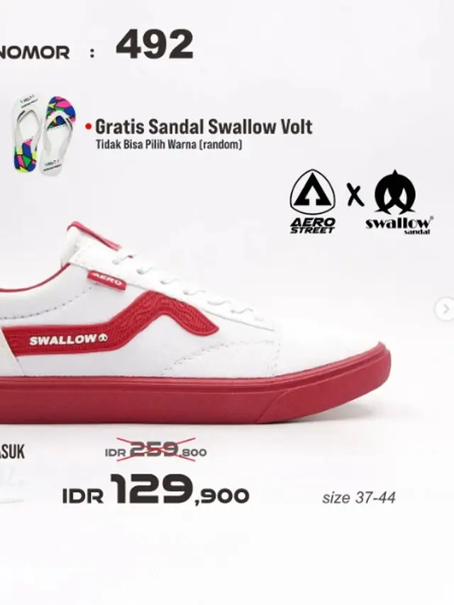 Sneakers Kolaborasi Brand Lokal dan Sandal Jepit Legendaris Terjual Hitungan Menit