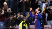 Lionel Messi pemain paling brilian dalam sejarah Barcelona (AFP/Josep Lago)