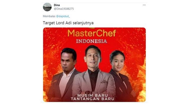 7 Meme Lord Adi Usai Tereliminasi dari MasterChef Indonesia Seasons 8