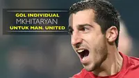 Video gol individual Henrikh Mkhitaryan untuk Manchester United saat menang 2-0 atas Zorya di Liga Europa, Kamis (8/12/2016).