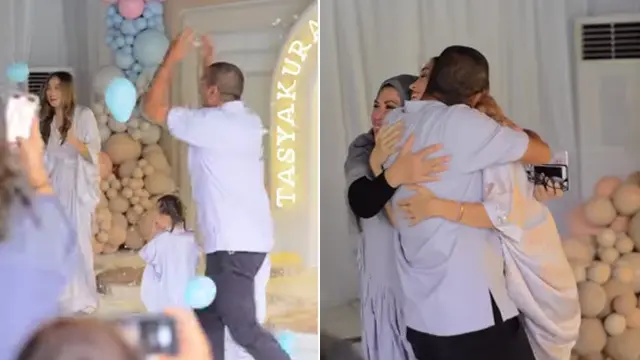 6 Momen Acara Pengajian 4 Bulanan Kehamilan dan Gender Reveal Yasmine Wildblood