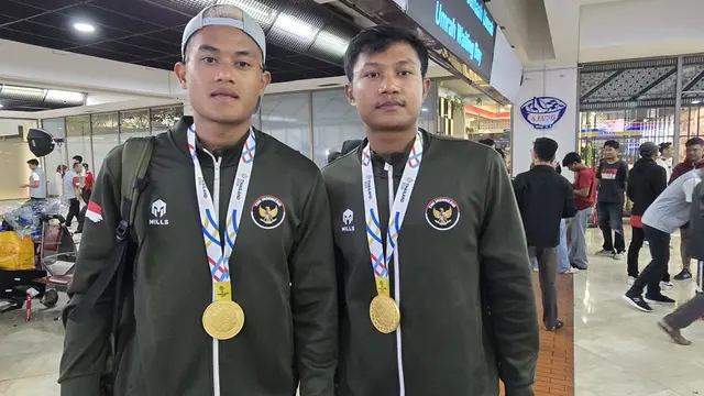 Kepulangan tim bola voli Indonesia dari SEA Games 2025