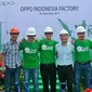 Oppo sudah mulai merenovasi pabrik seluas 27.000 meter persegi di Tangerang. Pabrik ini merupakan pabrik pertama Oppo di luar negaranya.