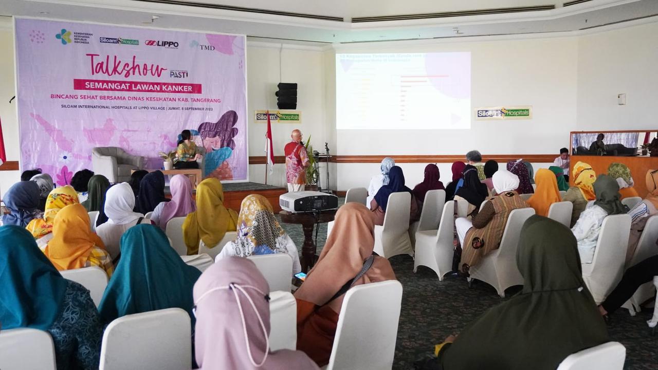 LPKR dan SILO secara resmi menggelar layanan skrining kanker payudara untuk wanita pekerja informal dengan keterbatasan akses yang berdomisili di sekitar kawasan Lippo Village, di RS Siloam Lippo Village, Tangerang. (Dok LPKR)
