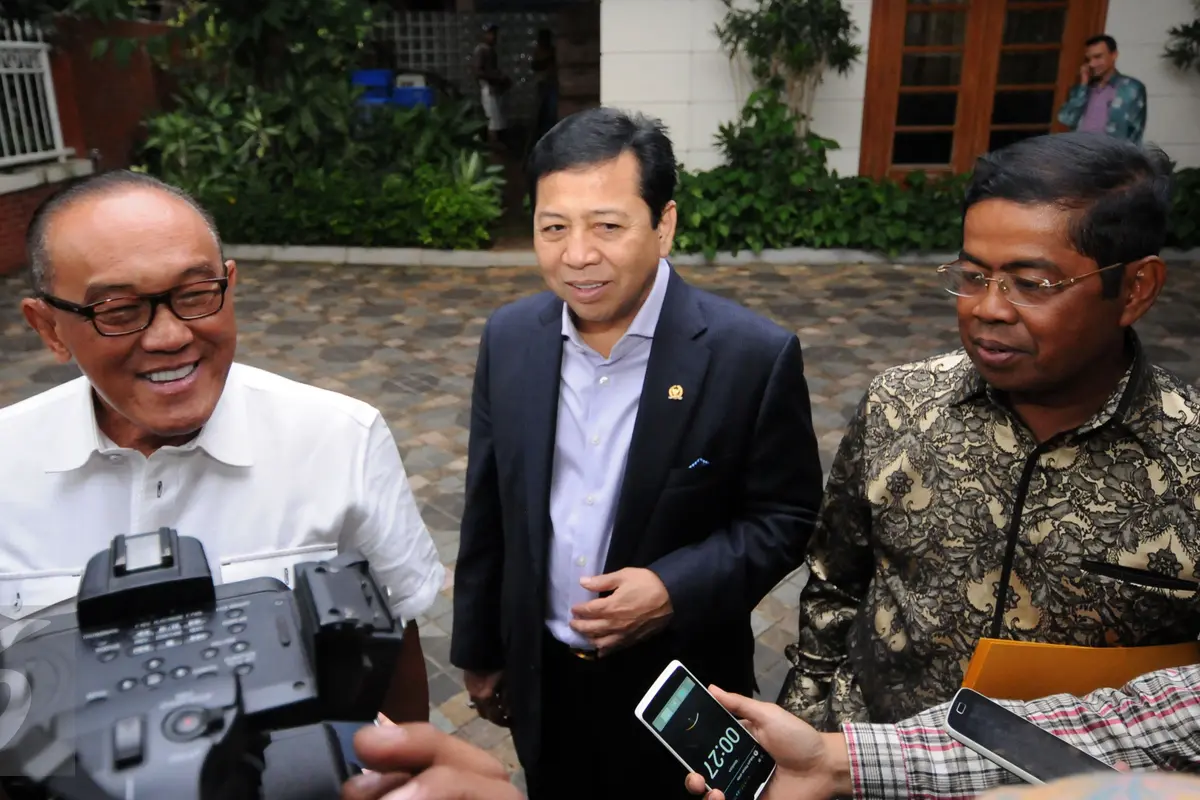20160614-Ketum Partai Golkar Setya Novanto Lakukan Pertemuan Tertutup dengan BJ Habibie