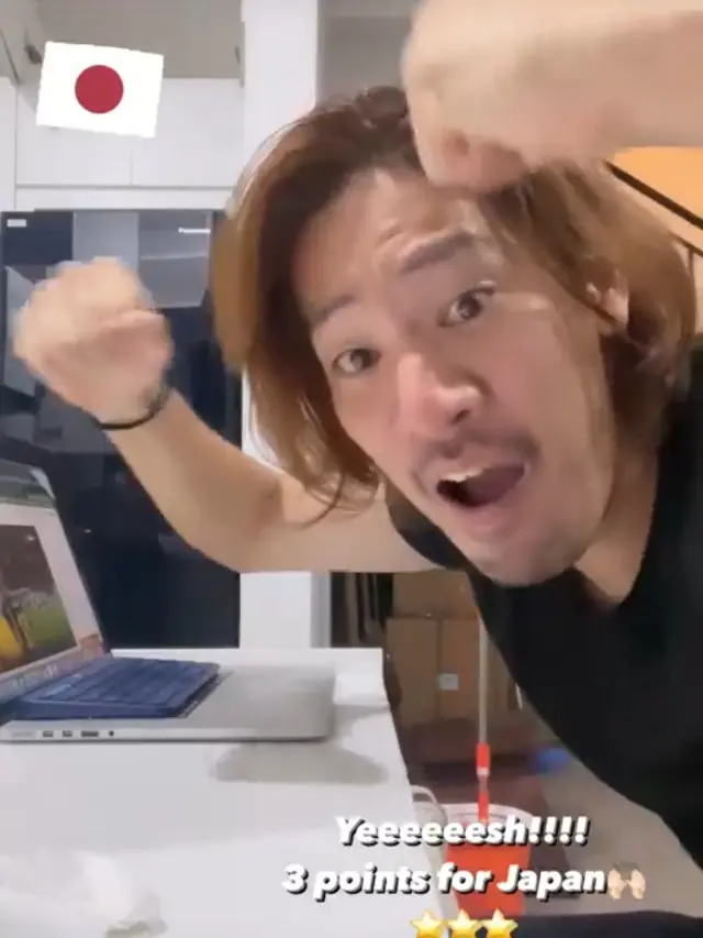 Momen Haruka Eks JKT48 Hingga Hiroaki Kato Saat Dukung Jepang di Piala Dunia 2022
