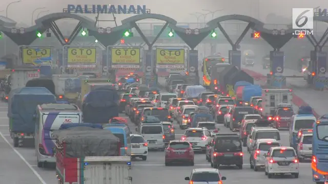 VIDEO: Kondisi Terkini, Exit Tol Palimanan Mulai Antre