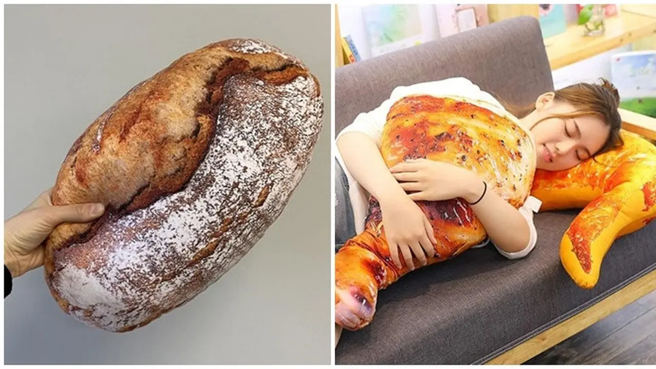 Rasa Kantuk Jadi Hilang, 6 Bentuk Bantal Mirip Makanan Ini Malah Bikin Lapar