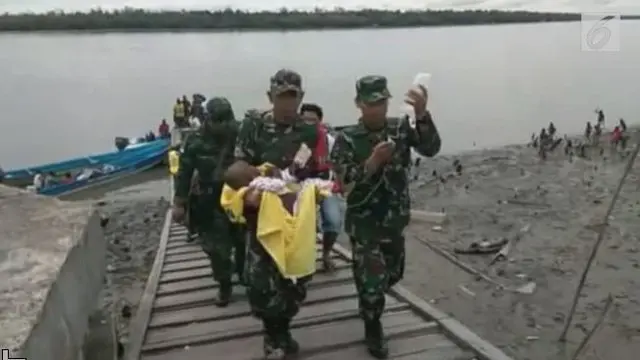 VIDEO: Satgas Kesehatan Evakuasi 2 Anak Asmat