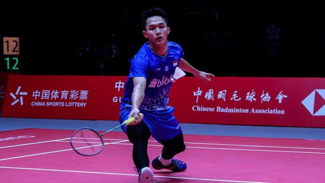 Tunggal putra Indonesia, Jonatan Christie.
