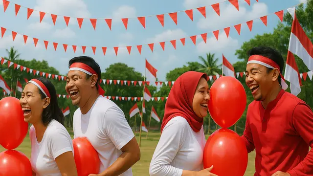 Inspirasi Lomba Couple 17 Agustus/Ilustrasi gambar oleh AI