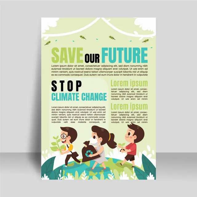 Poster tentang Lingkungan (Image by Freepik)