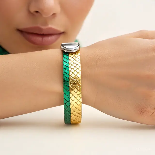 Model Gelang Emas Sisik Ular