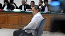 Dalam pembacaan dakwaan di Pengadilan Tipikor, mantan ketua HMI itu disebut perlu banyak uang demi memenuhi keinginannya sebagai Presiden Indonesia, Jumat (30/5/14). (Liputan6.com/Johan Tallo)