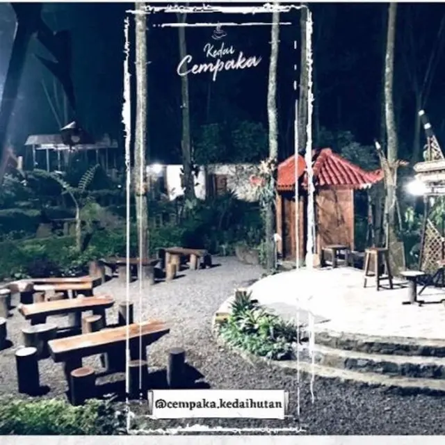 Kedai Hutan Cempaka di Prigen, Pasuruan, Jawa Timur