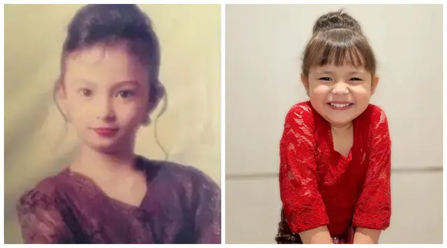 Parasnya bak kembaran sang ibu, intip 6 potret kemiripan Chloe dengan Asmirandah kecil