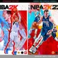Tampilan cover game NBA 2K22 yang akhirnya rilis di Indonesia. (Ist.)